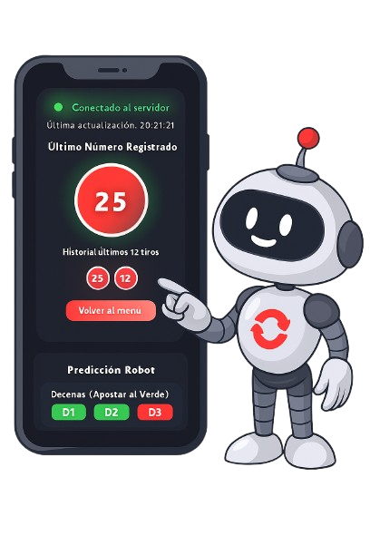 Vista del sistema Robot Predictor